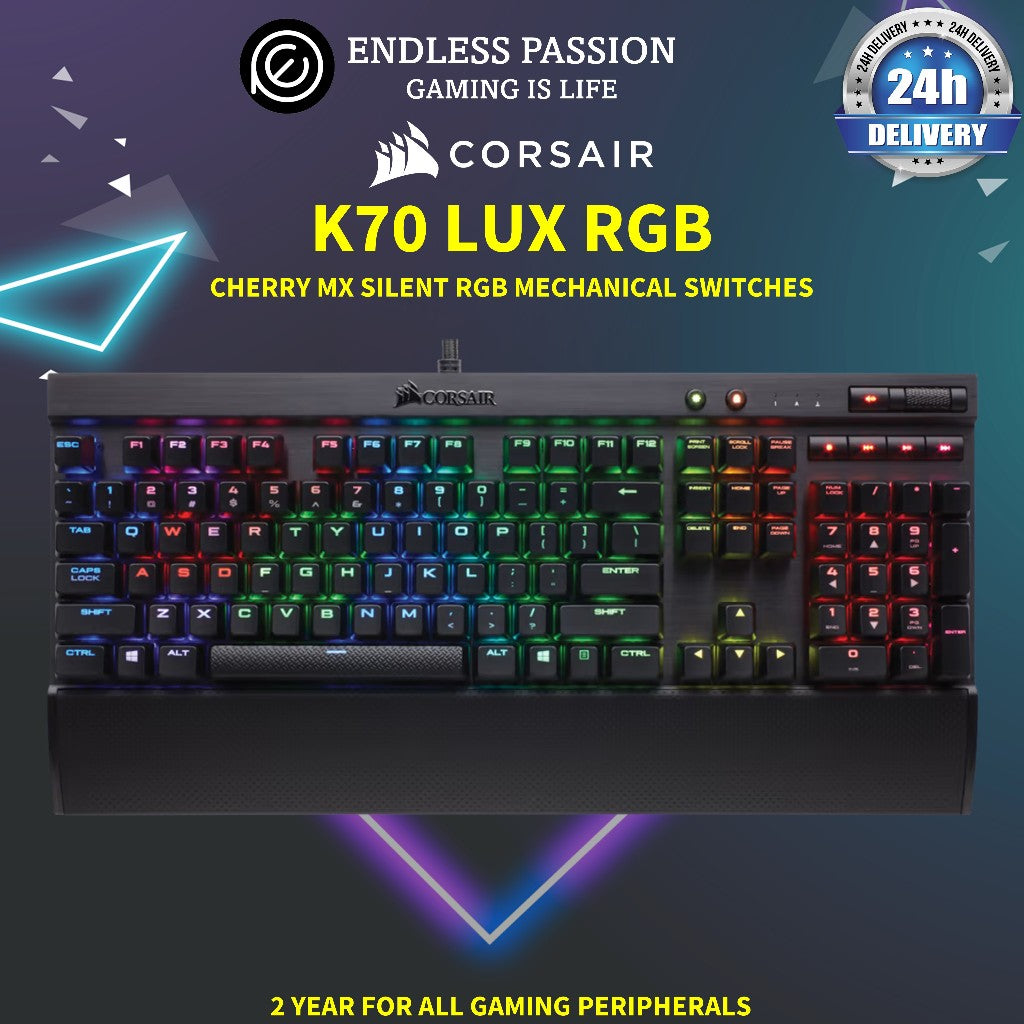 Corsair K70 LUX RGB Wired Mechanical Gaming Keyboard