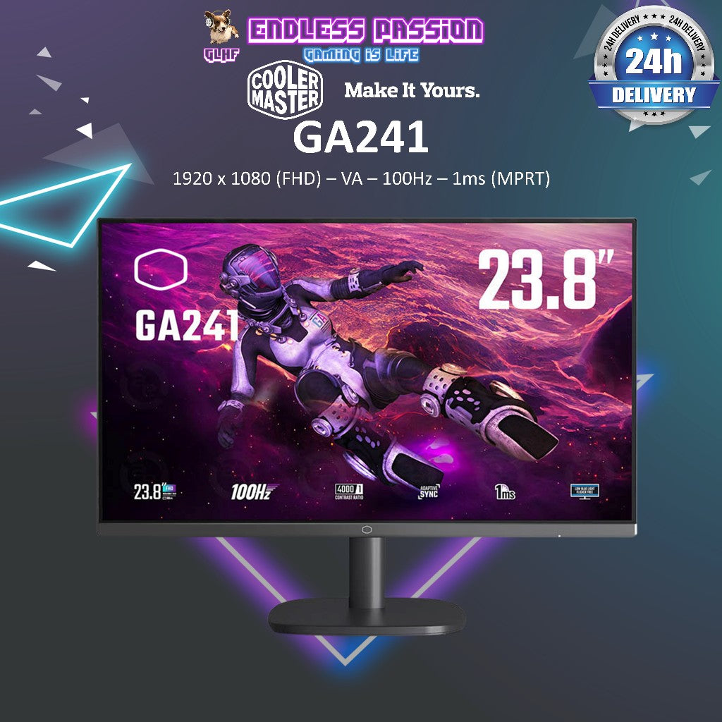 Cooler Master GA241 24-Inch FHD Gaming Monitor