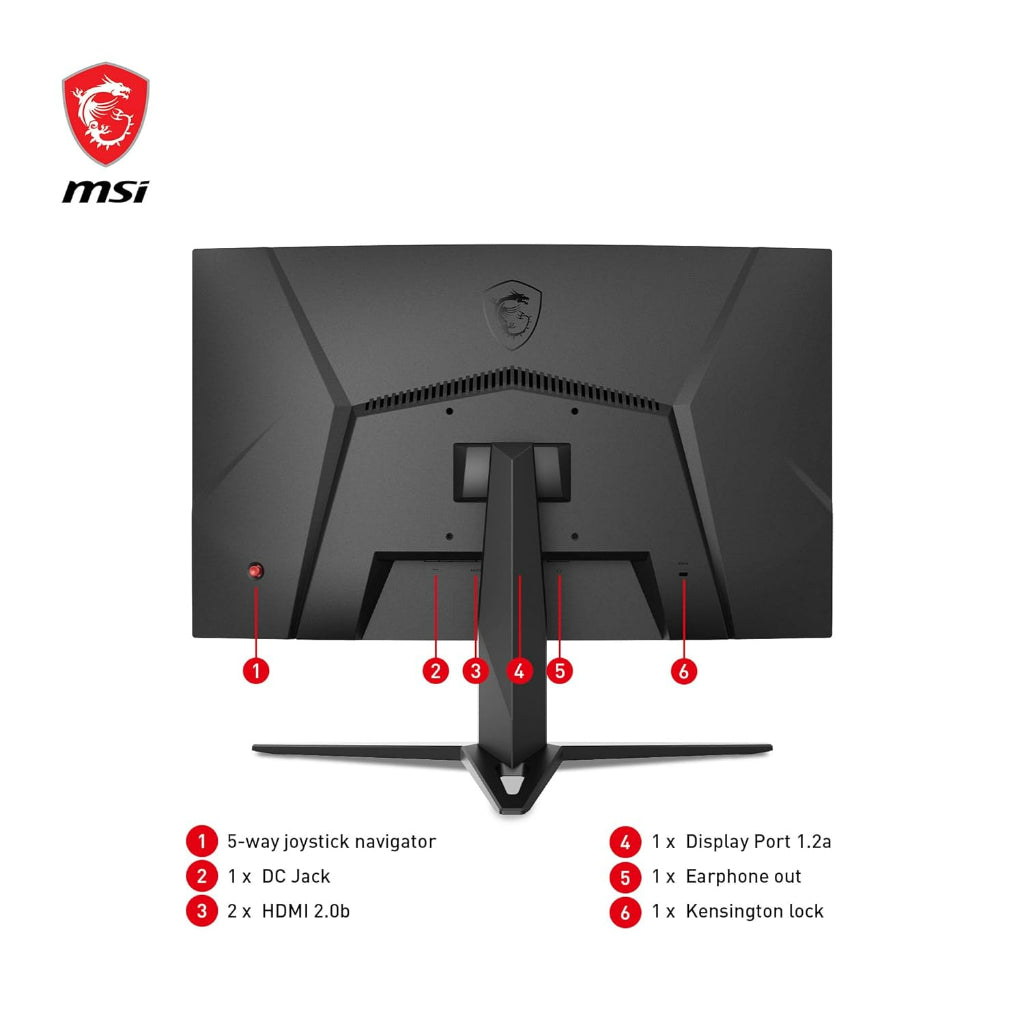 MSI G24C4 E2 - 24 Inch FHD Gaming Monitor