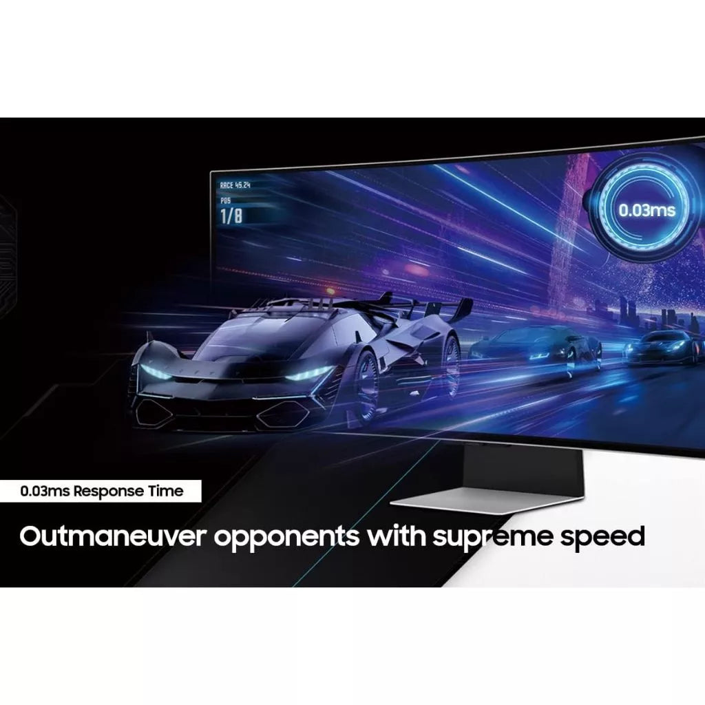 Samsung Odyssey G8 G85SB 34" WQHD Curved OLED Display Gaming Monitor - LS34BG850SEXXS