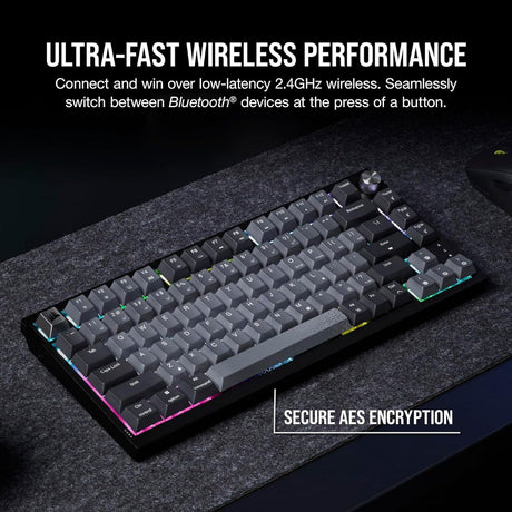 Corsair K65 PLUS Wireless 75% RGB Mechanical Gaming Keyboard