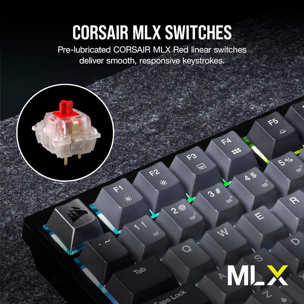 Corsair K65 PLUS Wireless 75% RGB Mechanical Gaming Keyboard