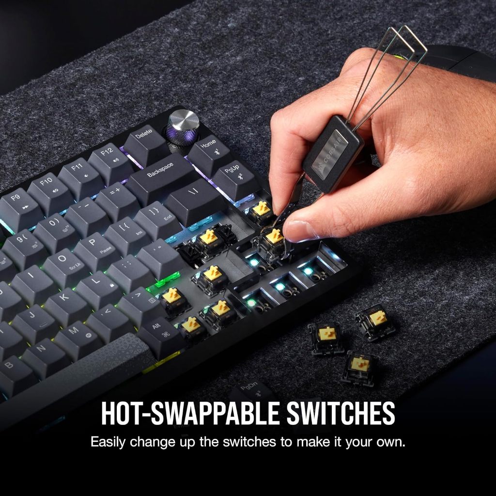 Corsair K65 PLUS Wireless 75% RGB Mechanical Gaming Keyboard