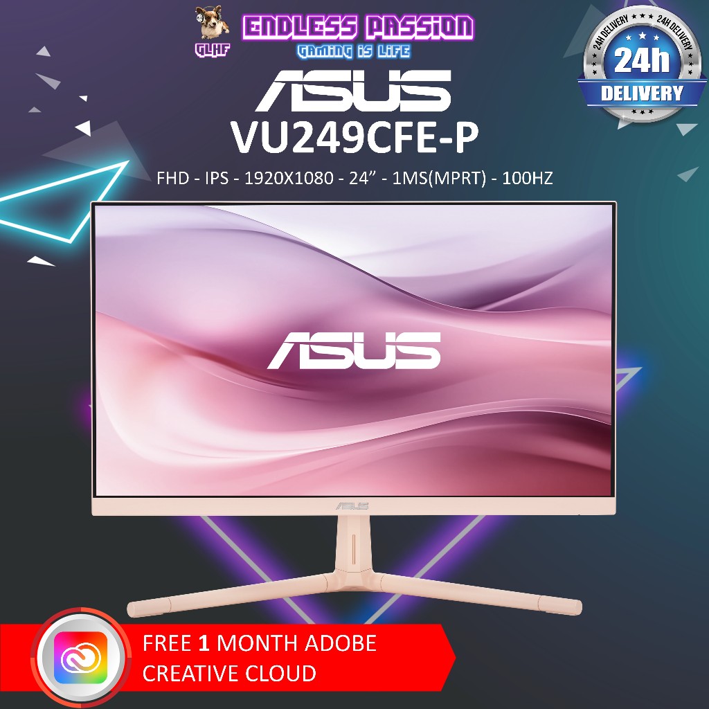 ASUS VU249CFE 24 Inch Eye Care Gaming Monitor