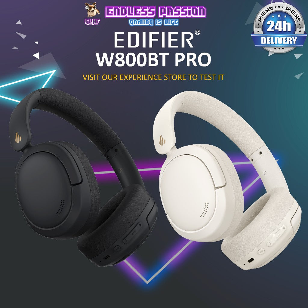 Edifier W800BT Pro Wireless Over-Ear Headphones with Active Noise Cancellation