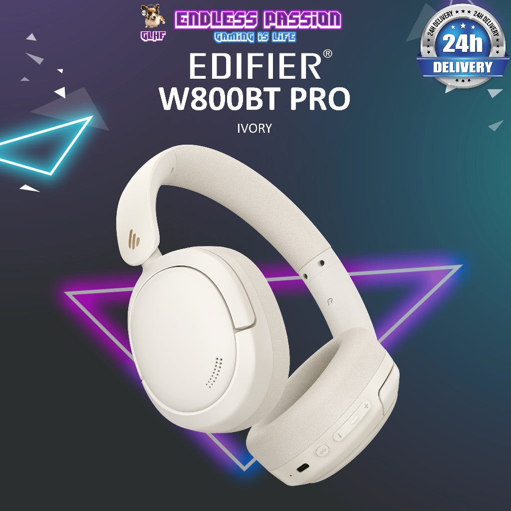 Edifier W800BT Pro Wireless Over-Ear Headphones with Active Noise Cancellation