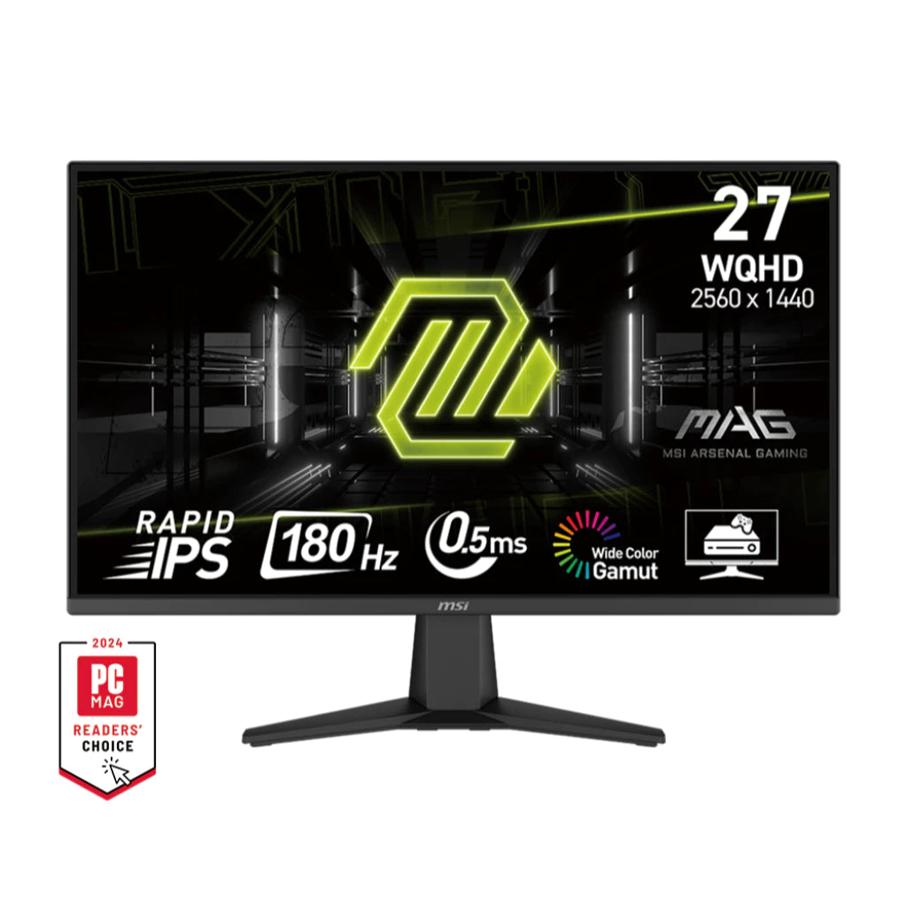 MSI MAG 275QF 27″ Rapid IPS 180Hz Flatscreen Gaming Monitor