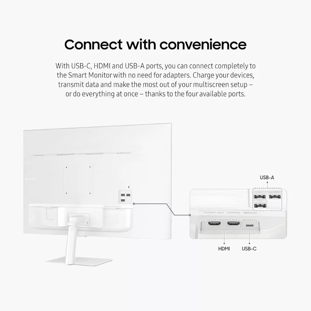 Samsung Smart M70D 32" 4K UHD VA Display Monitor - LS32DM701UEXXS/LS32DM701UEXXS