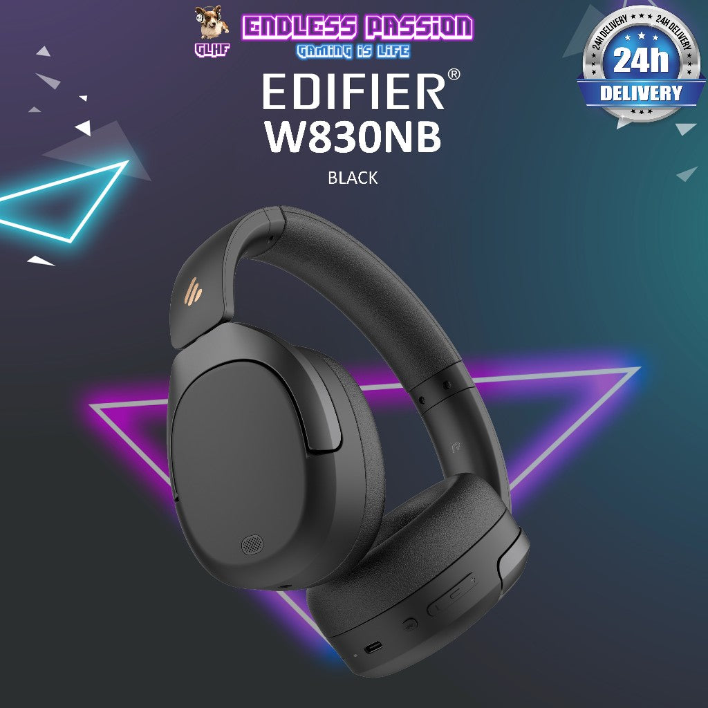 Edifier W830NB Wireless Over-ear Headphones with Active Noise Cancellation