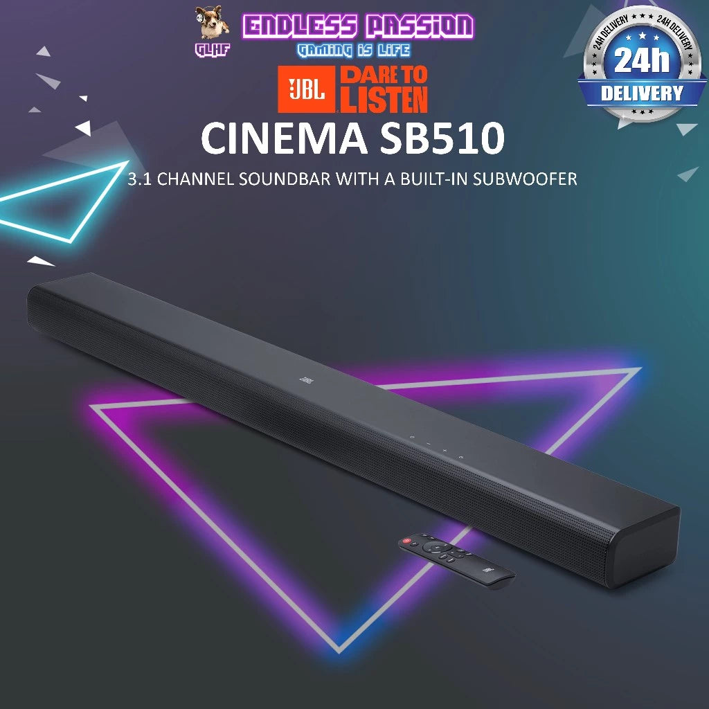 JBL Cinema SB510 3.1 Channel Soundbar with a Built-in Subwoofer