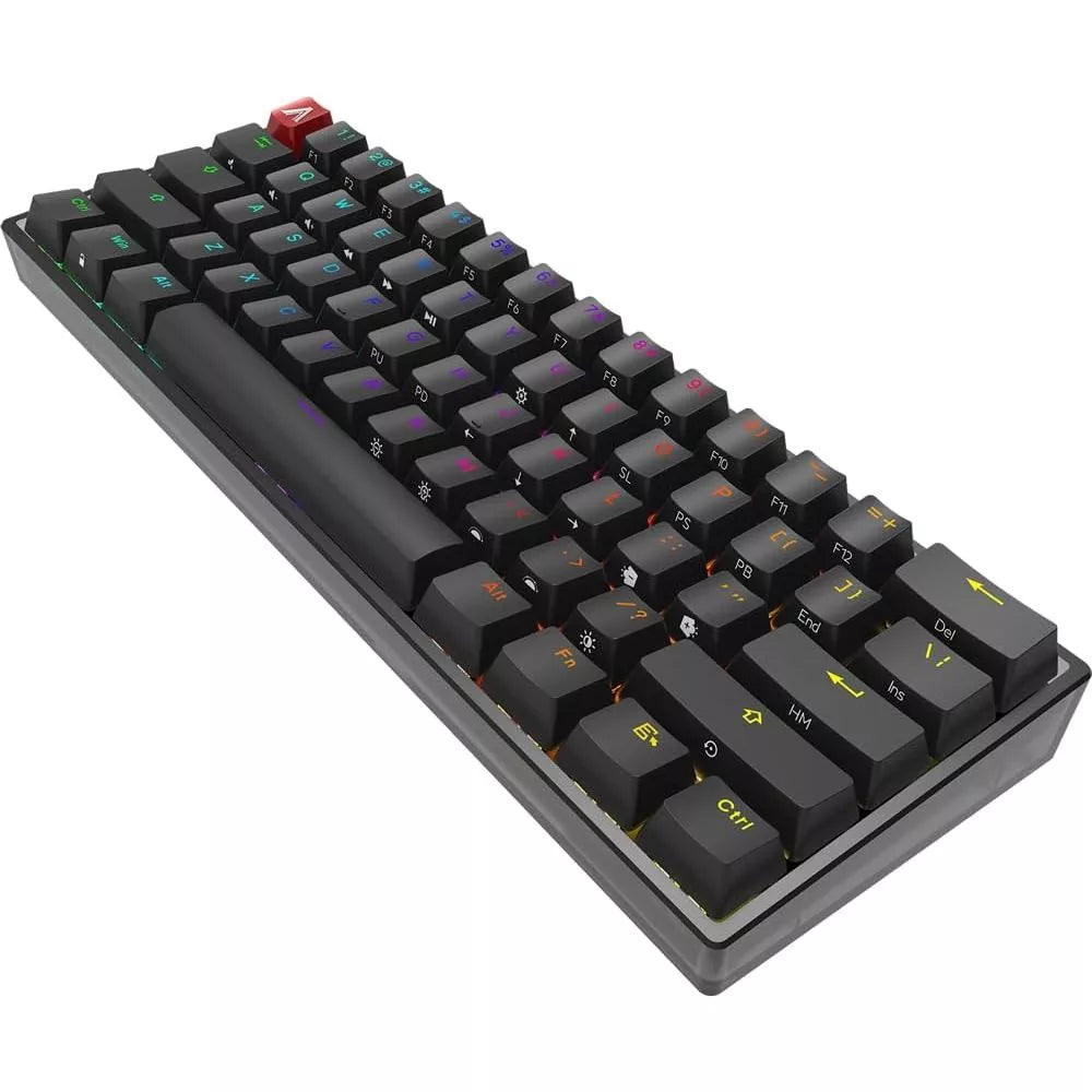 AOC AGK600 Compact RGB Mechanical Gaming Keyboard - Red Switch (Linear)