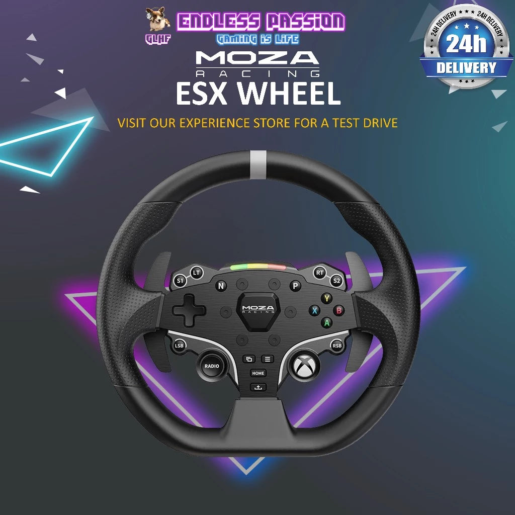 MOZA ESX Steering Wheel - Compatible with XBOX and PC