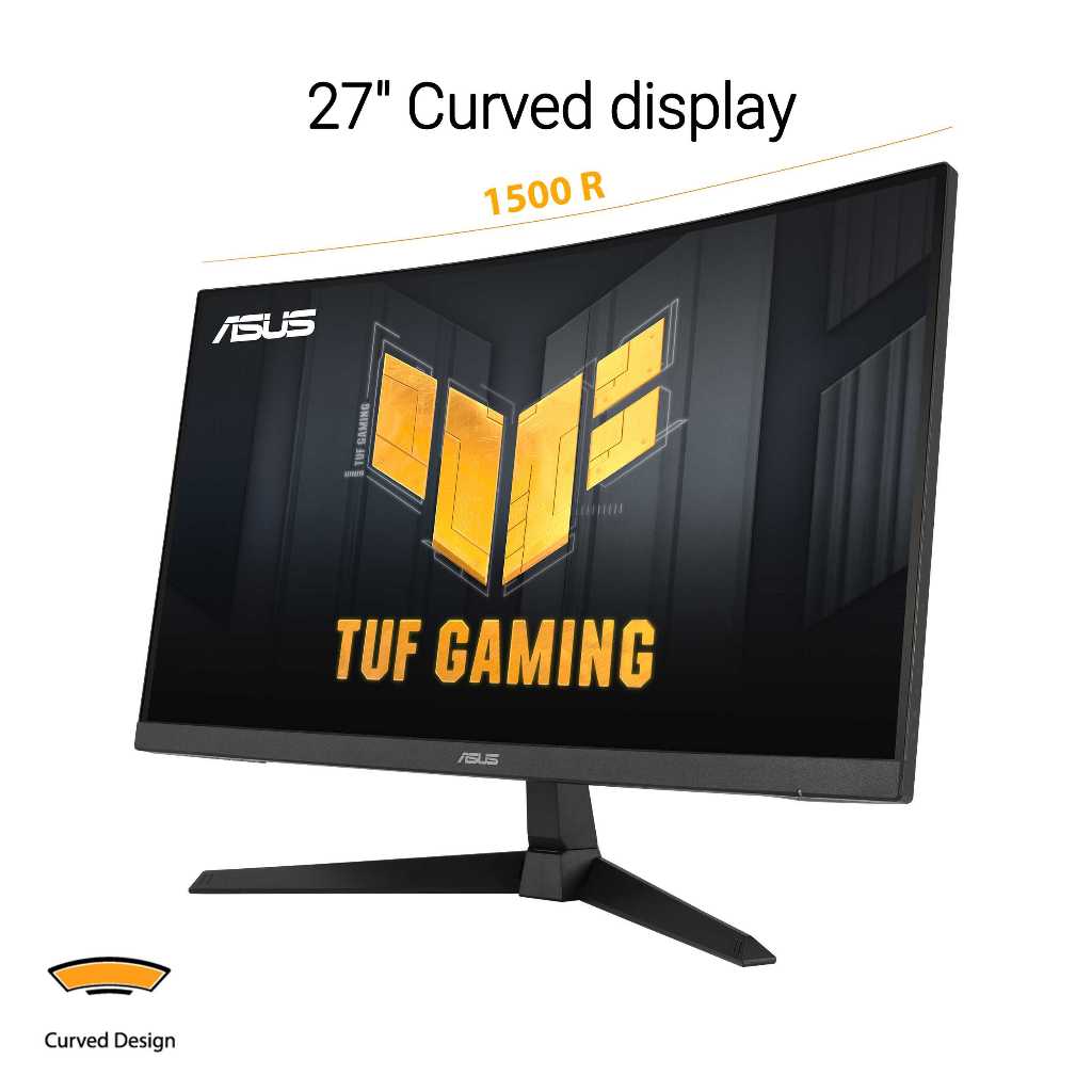 ASUS TUF Gaming VG27VQ3B 27 inch Full HD Curved 180Hz Gaming Monitor