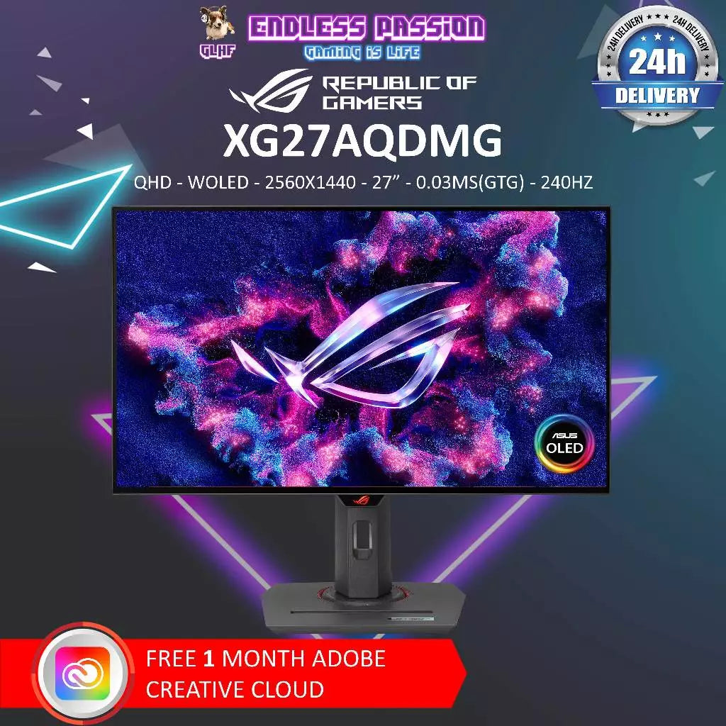 ASUS ROG Strix XG27AQDMG 27" WOLED QHD 240Hz Gaming Monitor