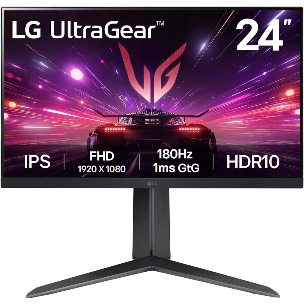 LG 24GS65F -B - 24 Inch FHD IPS Gaming Monitor