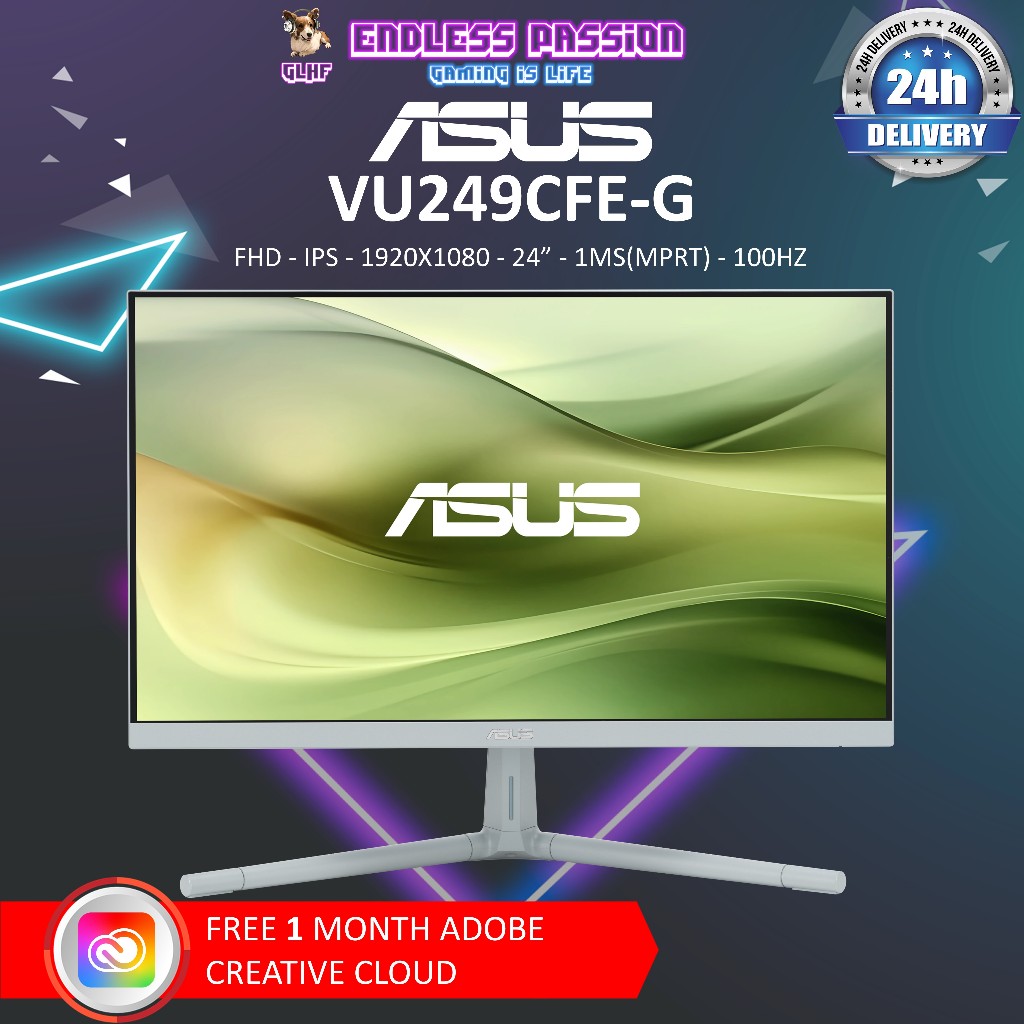 ASUS VU249CFE 24 Inch Eye Care Gaming Monitor