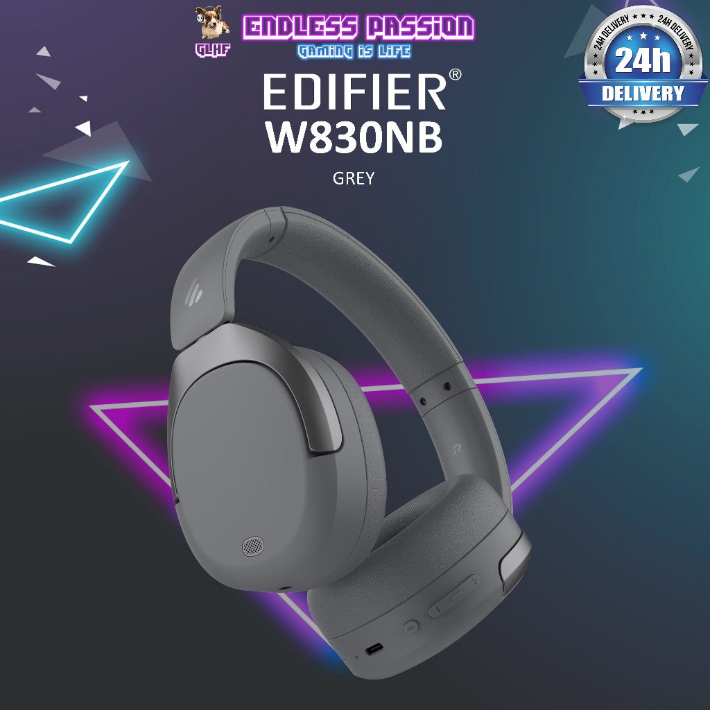 Edifier W830NB Wireless Over-ear Headphones with Active Noise Cancellation