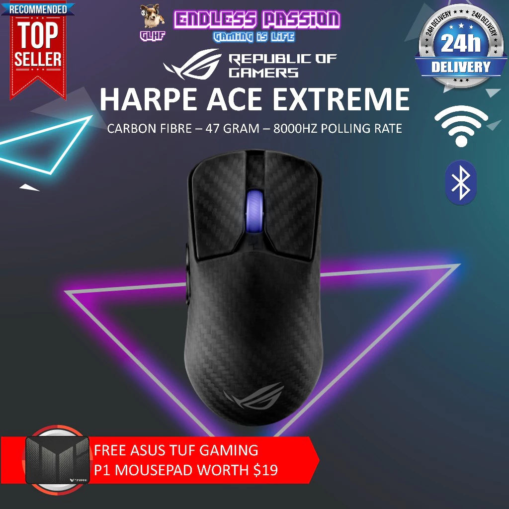 ASUS ROG Harpe Ace Extreme Wireless Gaming Mouse