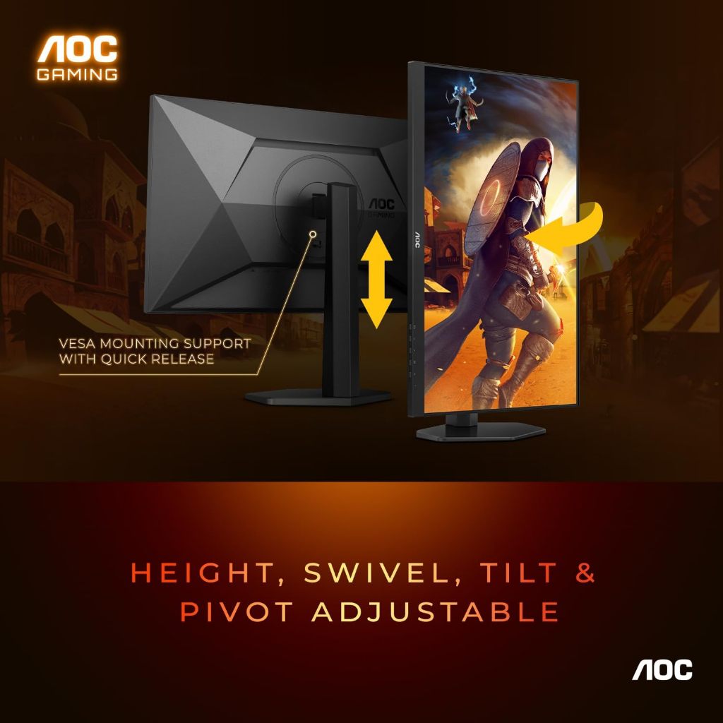 AOC Q27G4 — 27" QHD Fast IPS Display Gaming Monitor