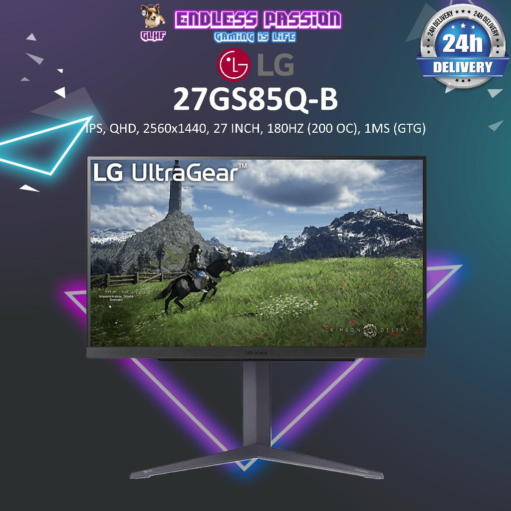 LG 27GS85Q-B - 27 Inch QHD Gaming Monitor