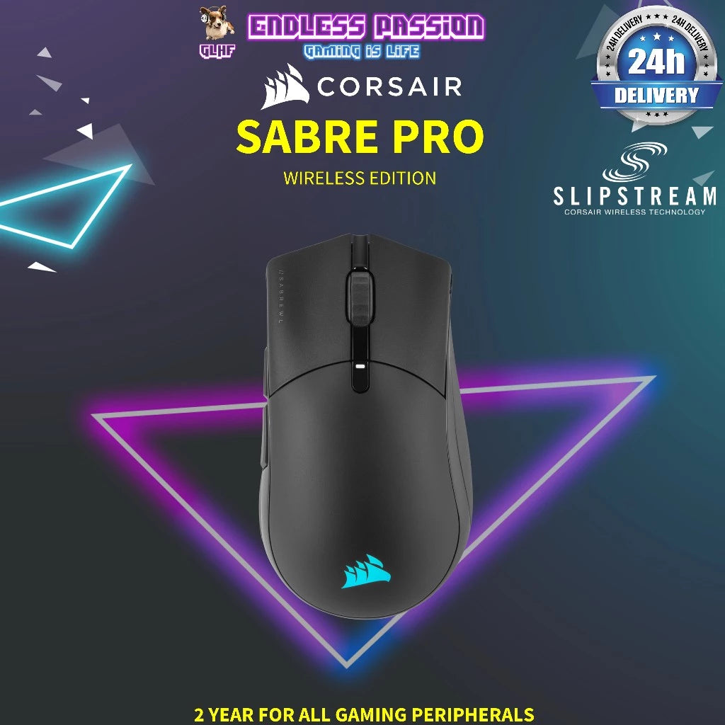 Corsair Sabre RGB PRO Wireless Champion Series Optical Gaming Mouse