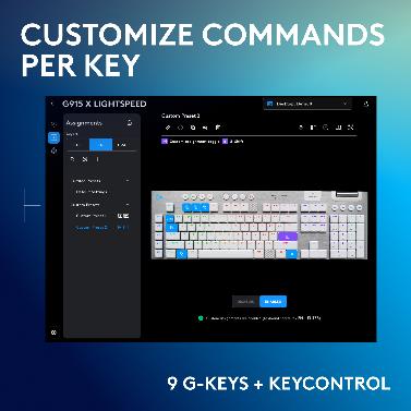 Logitech G915 X Lightspeed Low Profile Wireless Gaming Keyboard